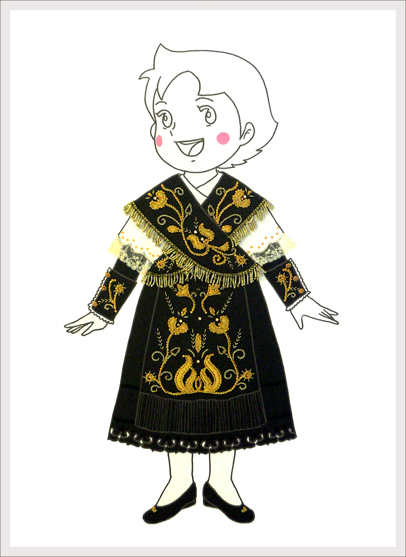 A girl from Salamanca