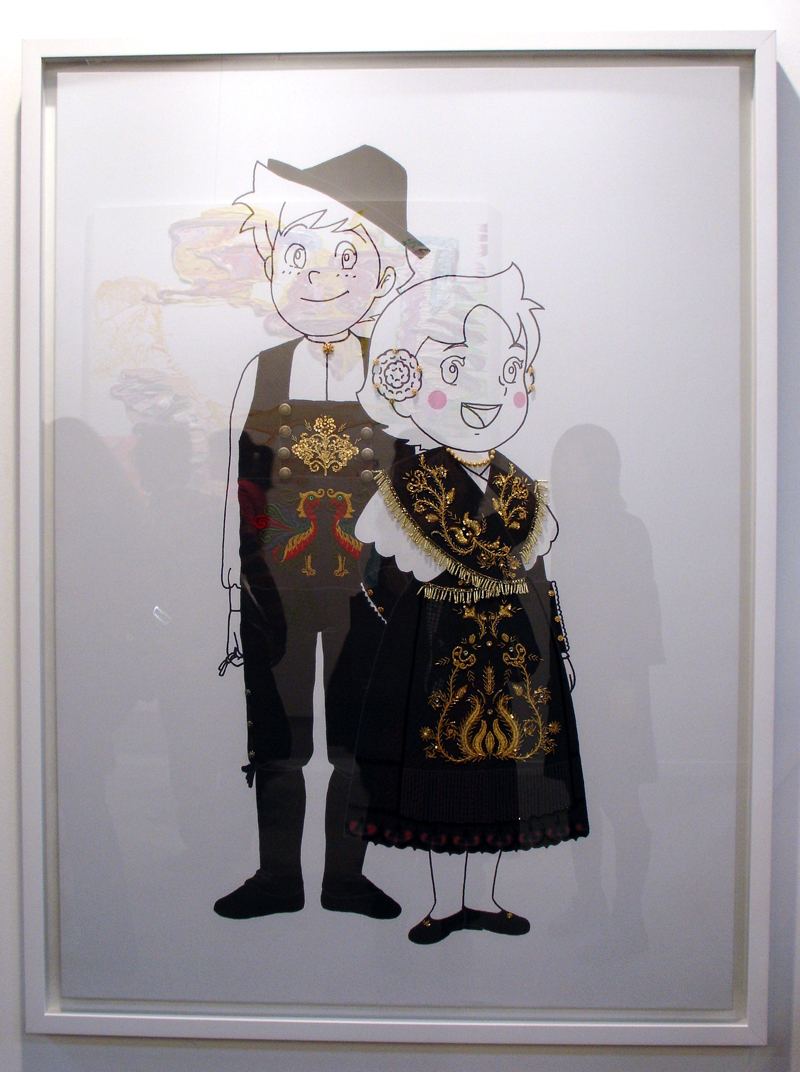 A girl from Salamanca and her boyfriend
